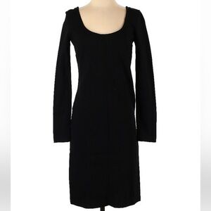 Versace Jean Couture Low Back Black Knee length dress size 4 (40) EUC